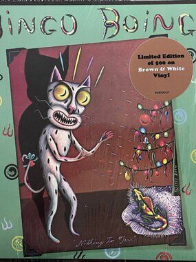 Oingo Boingo Nothing To Fear LP ~ Colored Vinyl (Brown & White) ~ Ltd 500 ~ New!